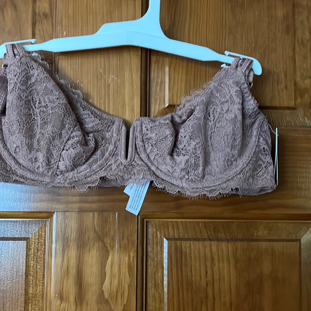 COPY - New Auden Bra Balconette Coverege Unlined 32B NWT